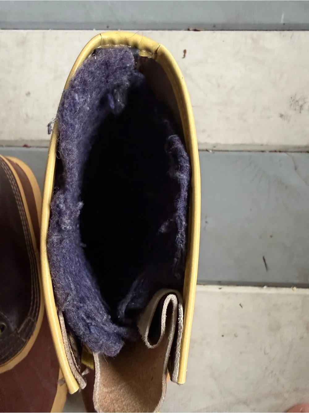 Sorel Brown and Yellow Lace-Up Men's Duck Boots Sz13